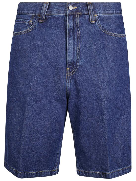 25FW 칼하트 WIP 숏팬츠 I030469 0106 BLUE STONE WASHED