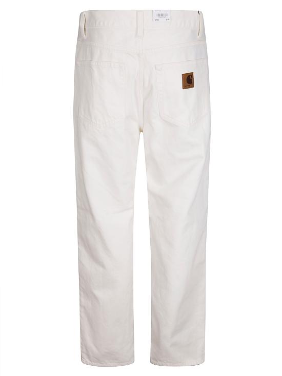 25FW 칼하트 WIP 아론 데님 팬츠 I034237 0202 WHITE RINSED - CARHARTT WIP