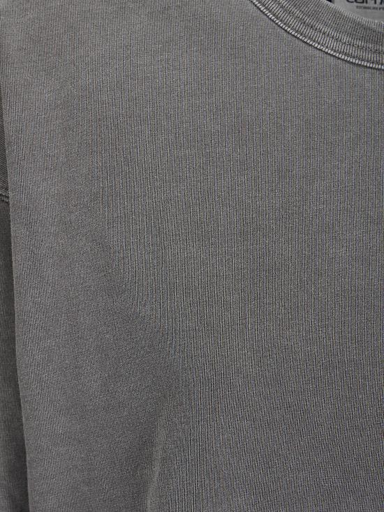 26SS 칼하트 WIP 반팔 티셔츠 I036043 89B7 Black Grind Wash - CARHARTT WIP