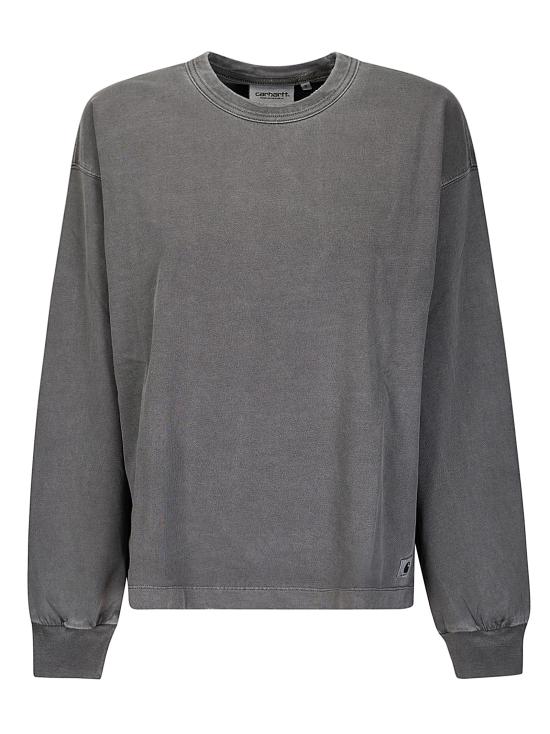 26SS 칼하트 WIP 반팔 티셔츠 I036043 89B7 Black Grind Wash