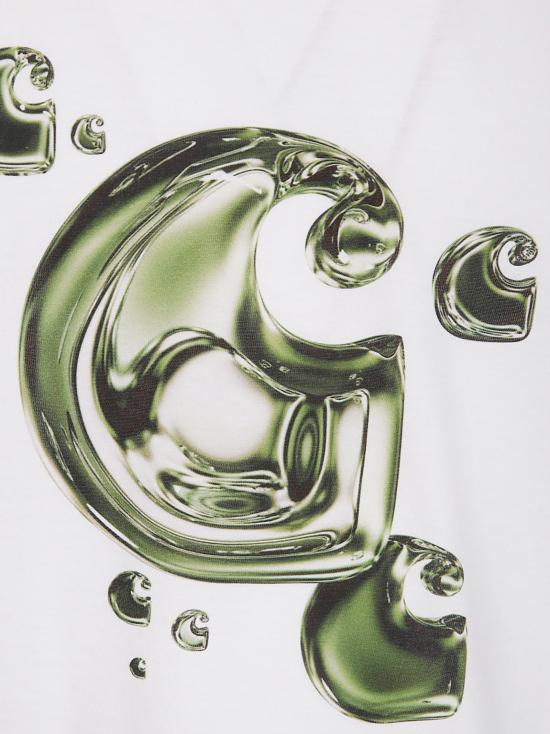 25FW 칼하트 WIP 반팔 티셔츠 I035204 02XX WHITE - CARHARTT WIP