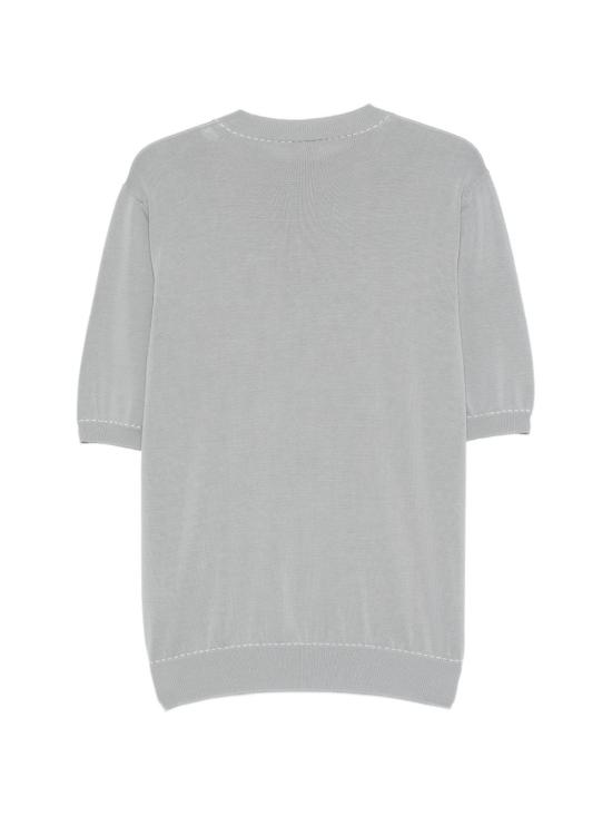 26SS 일레븐티 스웨터 M76MAGM27 MAG0M0150801 Denim e bianco - ELEVENTY