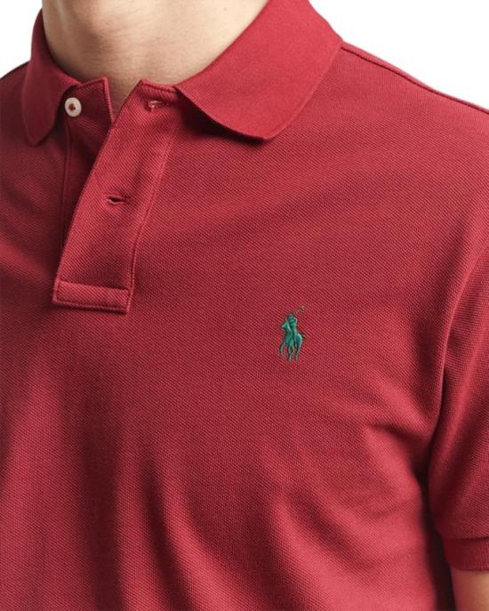26SS 폴로 랄프로렌 폴로 티셔츠 710536856 501 HERITAGE RED - POLO RALPH LAUREN