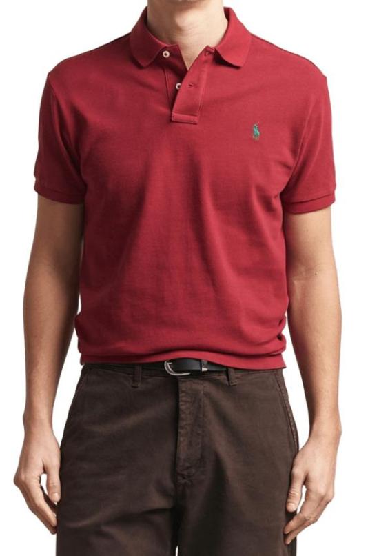 26SS 폴로 랄프로렌 폴로 티셔츠 710536856 501 HERITAGE RED - POLO RALPH LAUREN