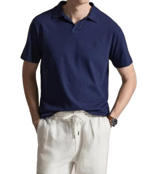 26SS 폴로 랄프로렌 폴로 티셔츠 710B23302 006 NEWPORT NAVY - POLO RALPH LAUREN