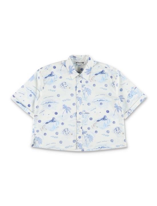 26SS [키즈] 봉쁘앙 셔츠 S06BSHW00015 615 INK PRINT