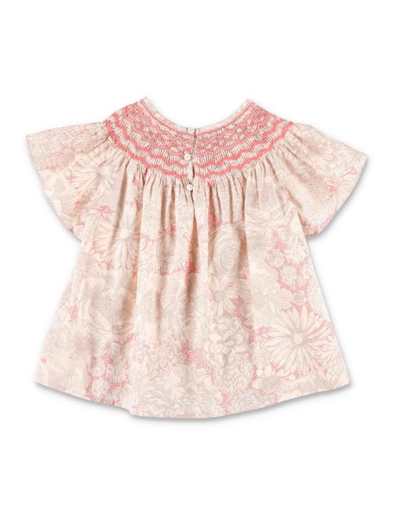 26SS [키즈] 봉쁘앙 셔츠 S06GBLW00016 522 MEDIUM PINK FLOWERS - BONPOINT