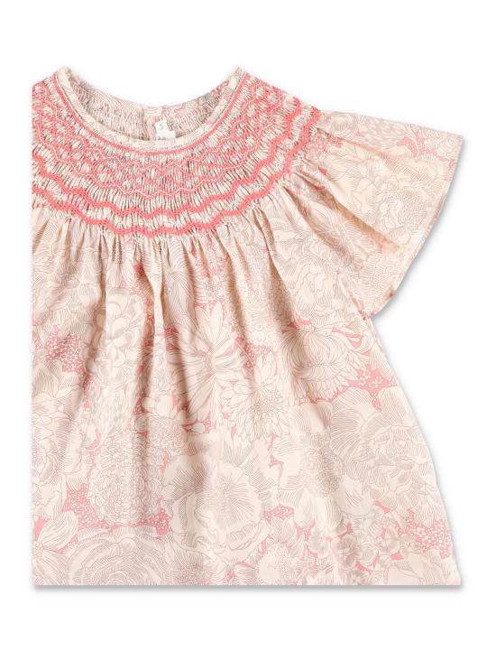 26SS [키즈] 봉쁘앙 셔츠 S06GBLW00016 522 MEDIUM PINK FLOWERS - BONPOINT