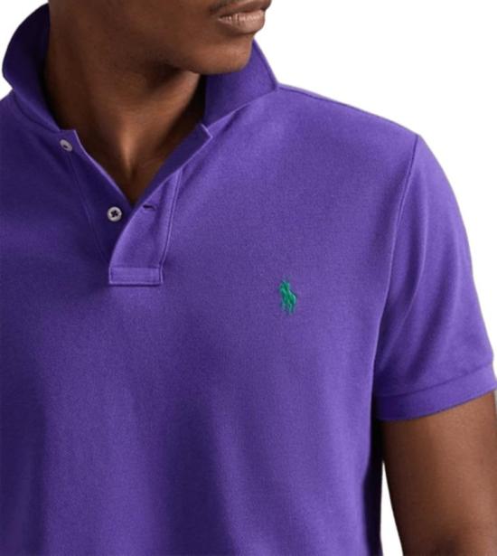 26SS 폴로 랄프로렌 폴로 티셔츠 710795080 028 CHALET PURPLE - POLO RALPH LAUREN