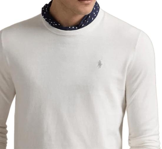 26SS 폴로 랄프로렌 긴팔 티셔츠 710890558 506 DECKWASH WHITE - POLO RALPH LAUREN