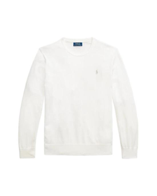 26SS 폴로 랄프로렌 긴팔 티셔츠 710890558 506 DECKWASH WHITE