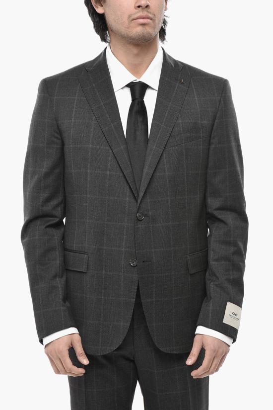  꼬르넬리아니 수트 세트 267R29 2667332 013 Gray - CORNELIANI