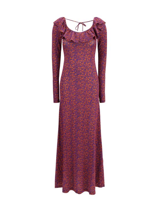 26SS KRISTINA TI 미디 원피스 KAL0101TJ0048 VAU MULTICOLOUR