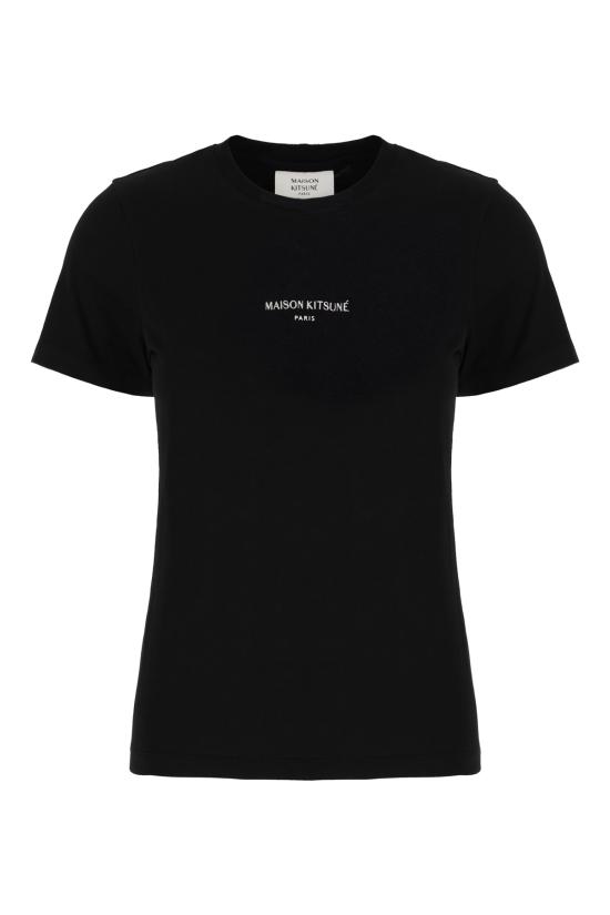 26SS 메종키츠네 반팔 티셔츠 QW00100KJ7026 P199 BLACK