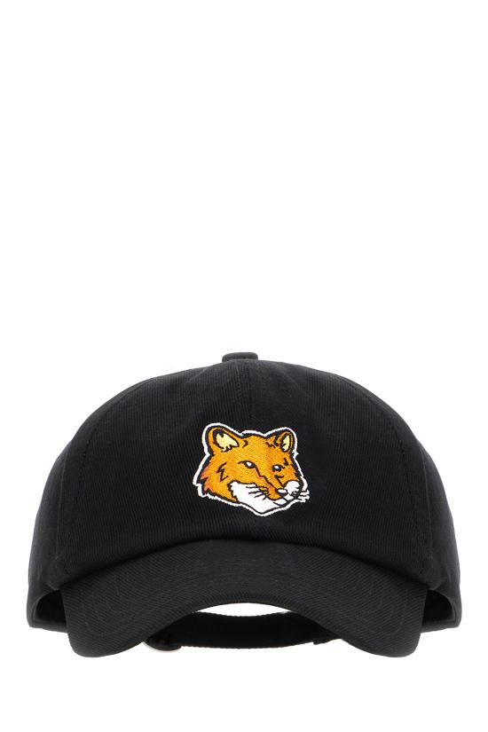 26SS 메종키츠네 폭스 헤드 캡 PM06100WW0096 P199 BLACK