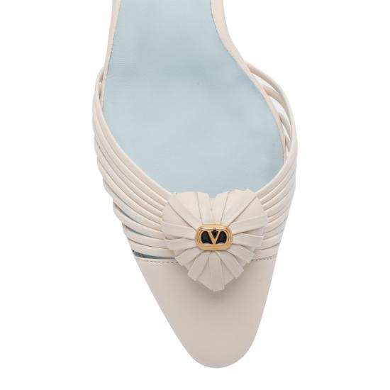 26SS 발렌티노 가라바니 플랫 슈즈 S0LX5DMD REN White - VALENTINO GARAVANI