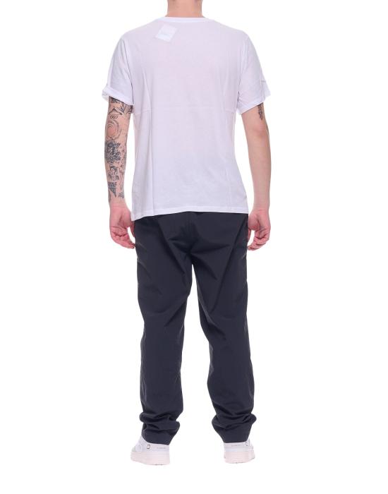 25SS 마제스틱필라쳐 긴팔 티셔츠 Majestic Filatures 남성용 화이트 크루넥 티셔츠 M537 HTS022 001 - MAJESTIC FILATURES