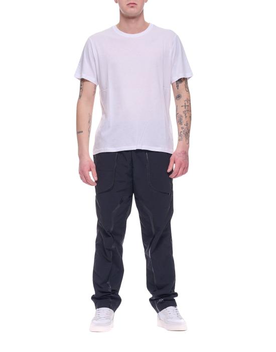 25SS 마제스틱필라쳐 긴팔 티셔츠 Majestic Filatures 남성용 화이트 크루넥 티셔츠 M537 HTS022 001 - MAJESTIC FILATURES