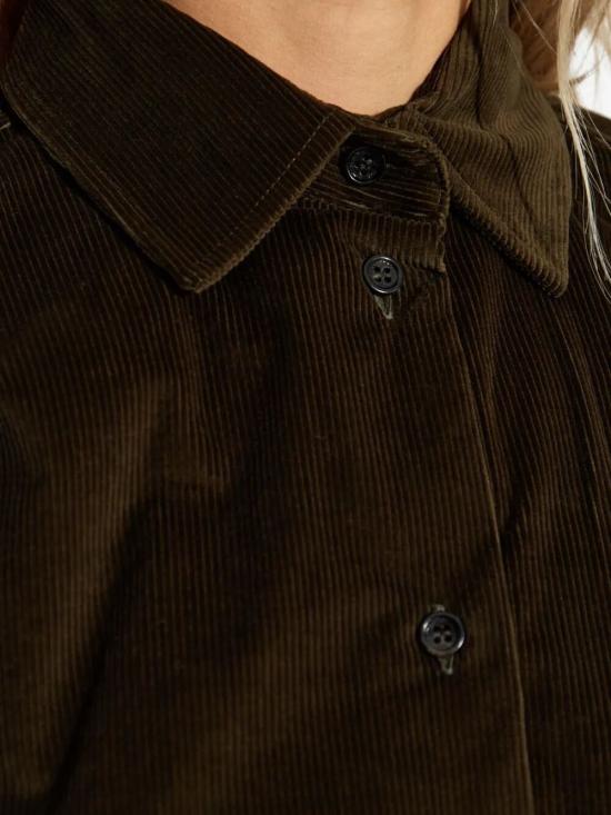 25FW 막스마라 셔츠 2521116033600 005 DARK MOSS - MAX MARA