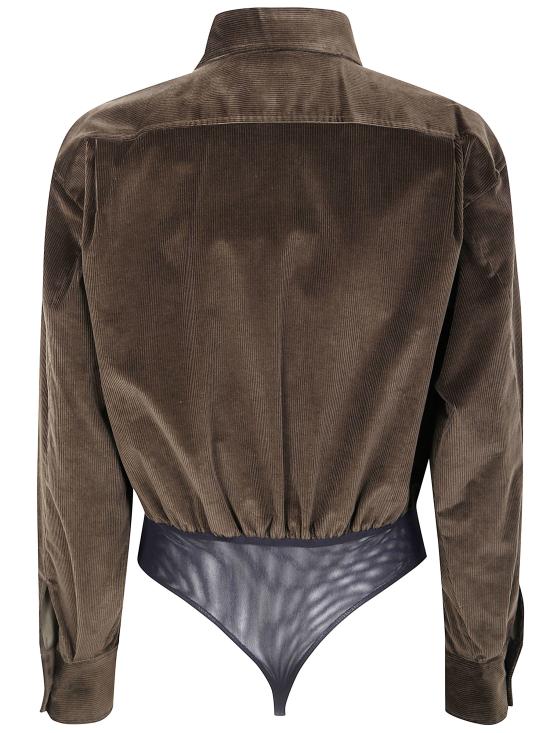 25FW 막스마라 셔츠 2521116033600 005 DARK MOSS - MAX MARA