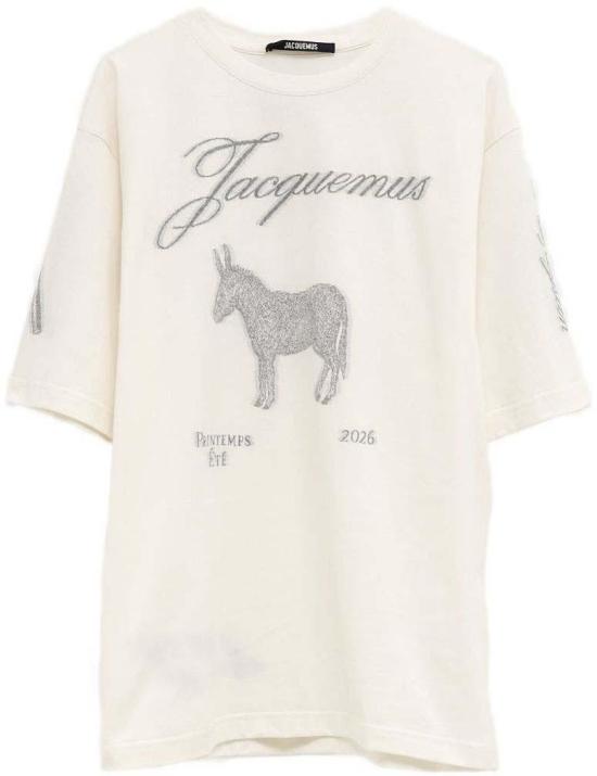 26SS 자크뮈스 반팔 티셔츠 TSM00625AJ002661NW WHITE