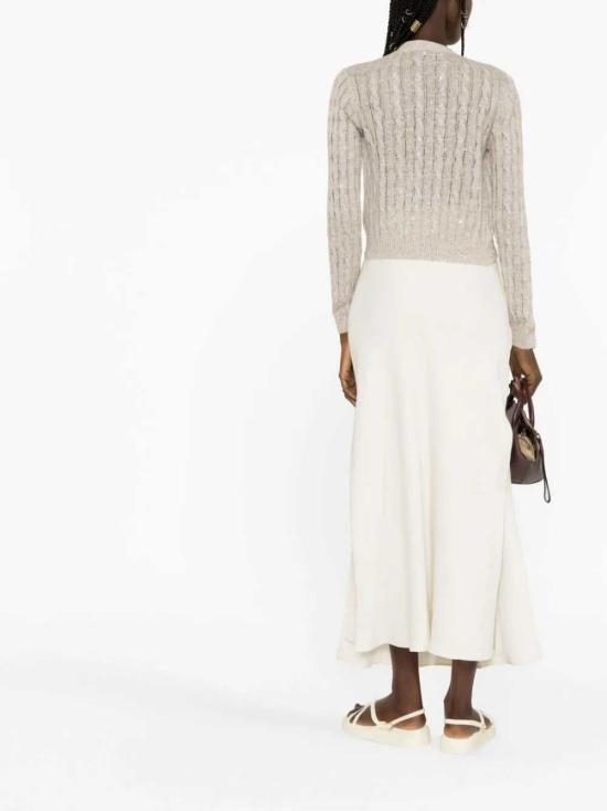 26SS 브루넬로 쿠치넬리 롱 스커트 MH126G3396 C579 - BRUNELLO CUCINELLI