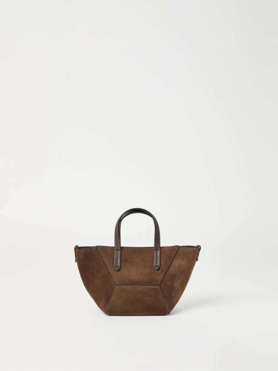 26SS 브루넬로 쿠치넬리 스웨이드 BC Duo 미니 백 MBDLD2675 C8769 - BRUNELLO CUCINELLI