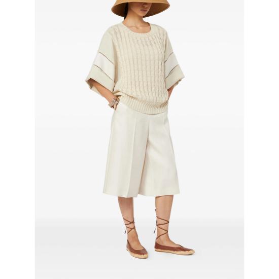 26SS 막스마라 크롭 팬츠 MXMKAKI 349 006 NEUTRALS - MAX MARA
