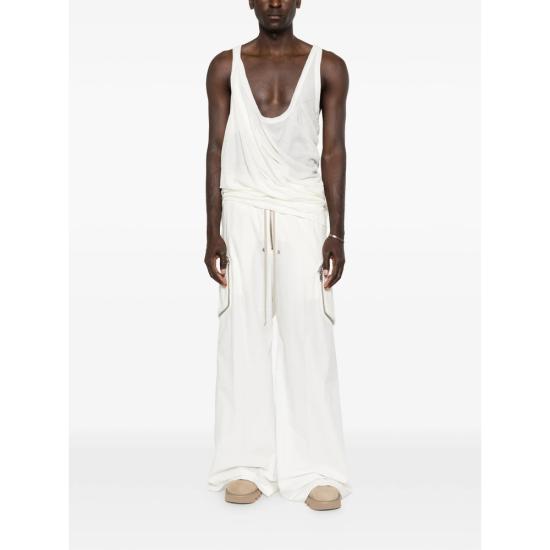 26SS 릭 오웬스 스트레이트 팬츠 RU01F2338 P 11 WHITE - RICK OWENS