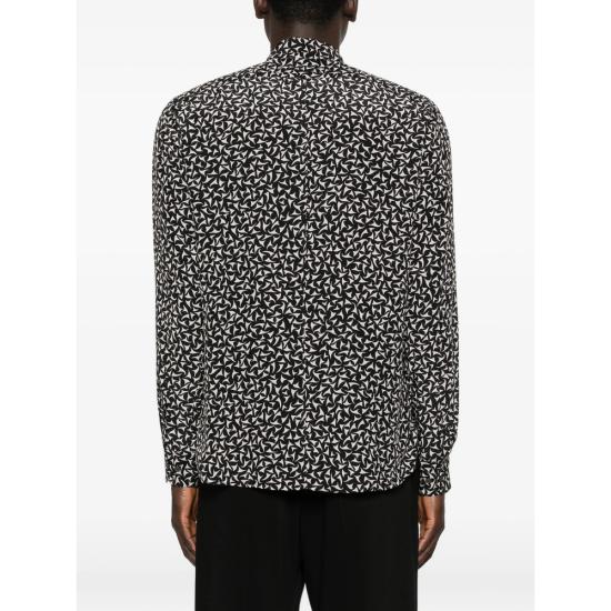 26SS 드리스 반 노튼 긴팔 셔츠 3070 020702 900 BLACK WHITE - DRIES VAN NOTEN