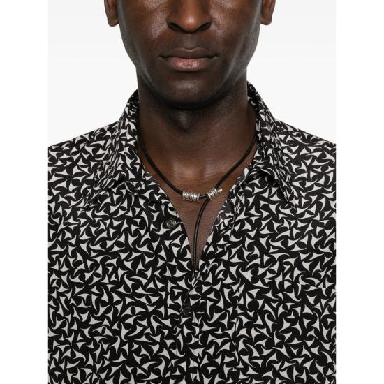 26SS 드리스 반 노튼 긴팔 셔츠 3070 020702 900 BLACK WHITE - DRIES VAN NOTEN