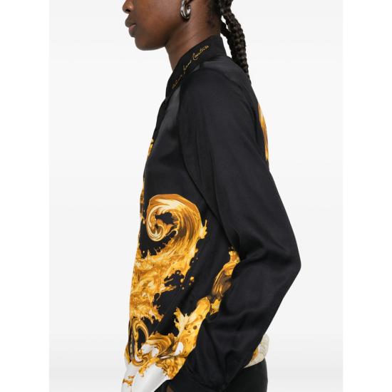 26SS 베르사체 셔츠 80HAL2P1 NS802 GL1 BLACK GOLD - VERSACE