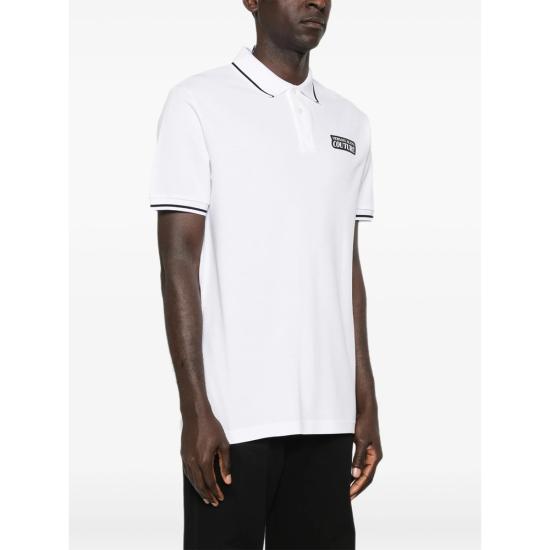 26SS 베르사체 폴로 티셔츠 80GAGT17 CJ01T 003 WHITE - VERSACE