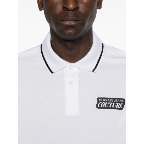 26SS 베르사체 폴로 티셔츠 80GAGT17 CJ01T 003 WHITE - VERSACE