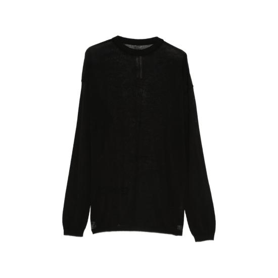 26SS 릭 오웬스 스웨터 RU01F2672 KMP 09 BLACK