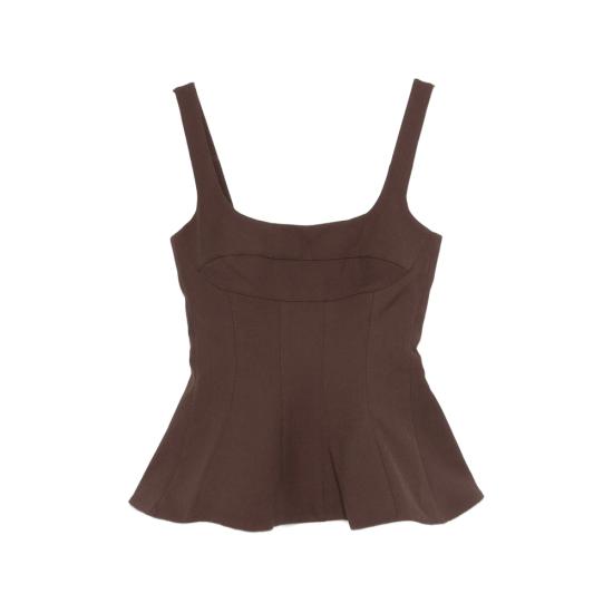 26SS 스티네 고야 블라우스 SGT168 2330 COCOA BROWN