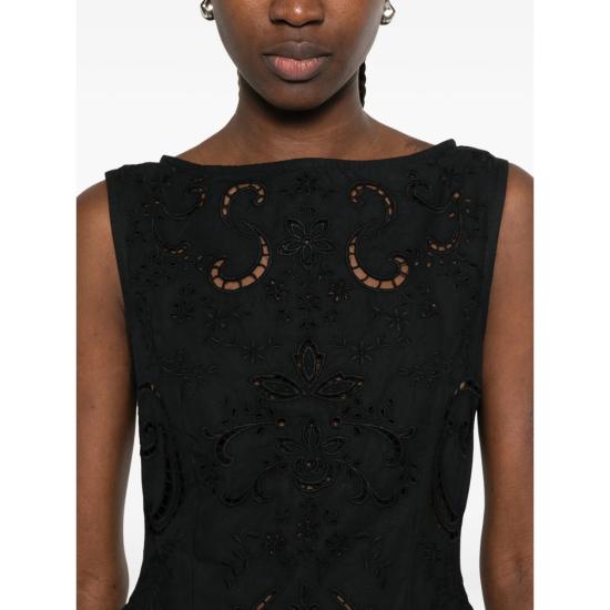 26SS 스티네 고야 미디 원피스 SGD227 2484 BROAN BLACK - STINE GOYA