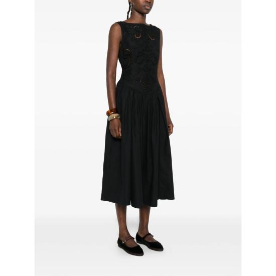 26SS 스티네 고야 미디 원피스 SGD227 2484 BROAN BLACK - STINE GOYA