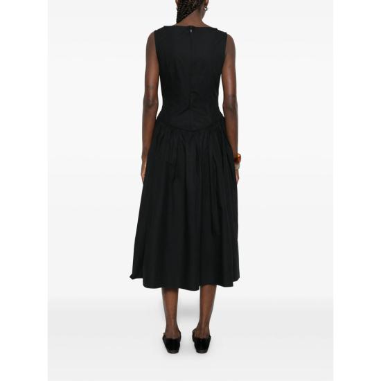 26SS 스티네 고야 미디 원피스 SGD227 2484 BROAN BLACK - STINE GOYA