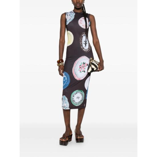 26SS 스티네 고야 미디 원피스 SGD104 2244 PLATE BROWN - STINE GOYA