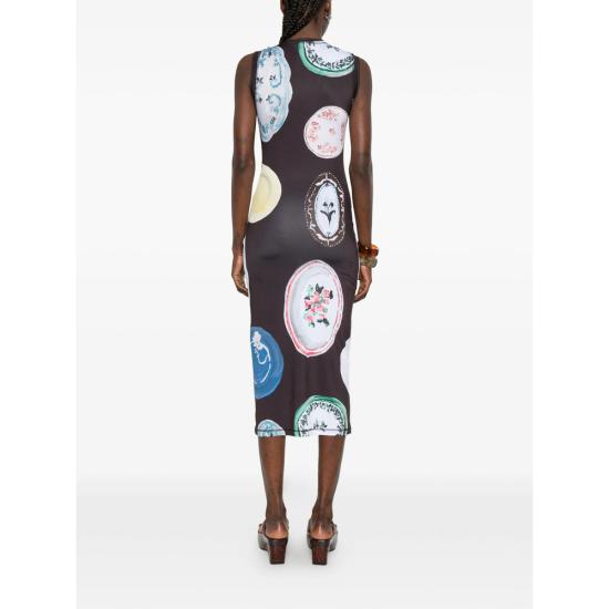 26SS 스티네 고야 미디 원피스 SGD104 2244 PLATE BROWN - STINE GOYA