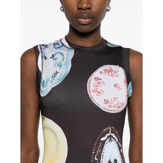 26SS 스티네 고야 미디 원피스 SGD104 2244 PLATE BROWN - STINE GOYA