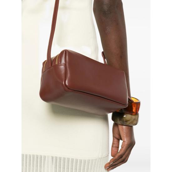 26SS 엘렘 크로스백 MINI TROUSSE LEATHER RUSSE BROWN - ELLEME
