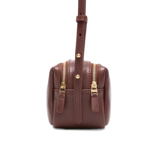 26SS 엘렘 크로스백 MINI TROUSSE LEATHER RUSSE BROWN - ELLEME