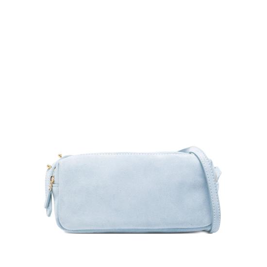 26SS 엘렘 크로스백 MINI TROUSSE SUEDE LIBLU BLUE