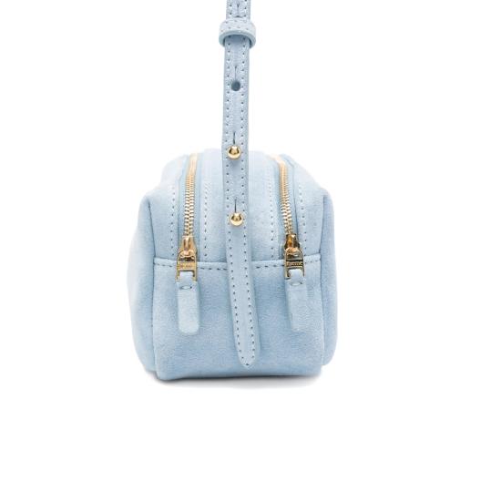 26SS 엘렘 크로스백 MINI TROUSSE SUEDE LIBLU BLUE - ELLEME