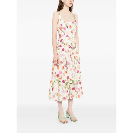 26SS 캐롤리나 헤레라 미디 원피스 R2611N563PSR 264 NEUTRALS - CAROLINA HERRERA