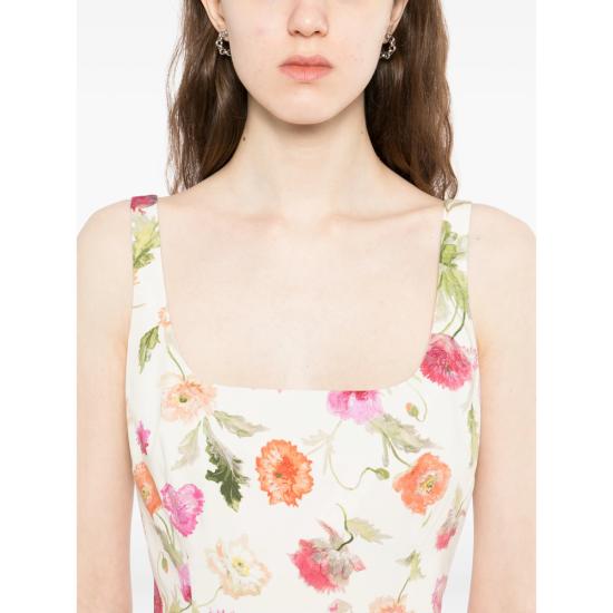 26SS 캐롤리나 헤레라 미디 원피스 R2611N563PSR 264 NEUTRALS - CAROLINA HERRERA