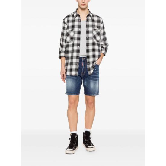 26SS 디스퀘어드2 데님 숏팬츠 S30664 S74MU0985 470 BLUE - DSQUARED2