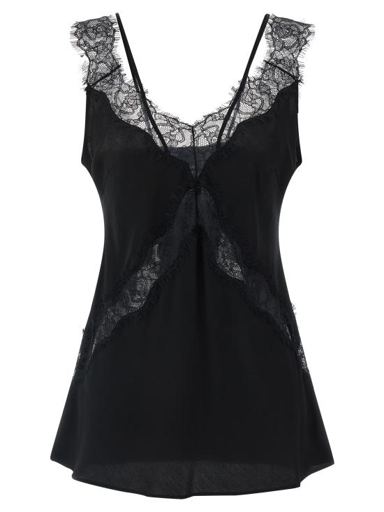 26SS 핑코 민소매 티셔츠 106623A385Z99 Black